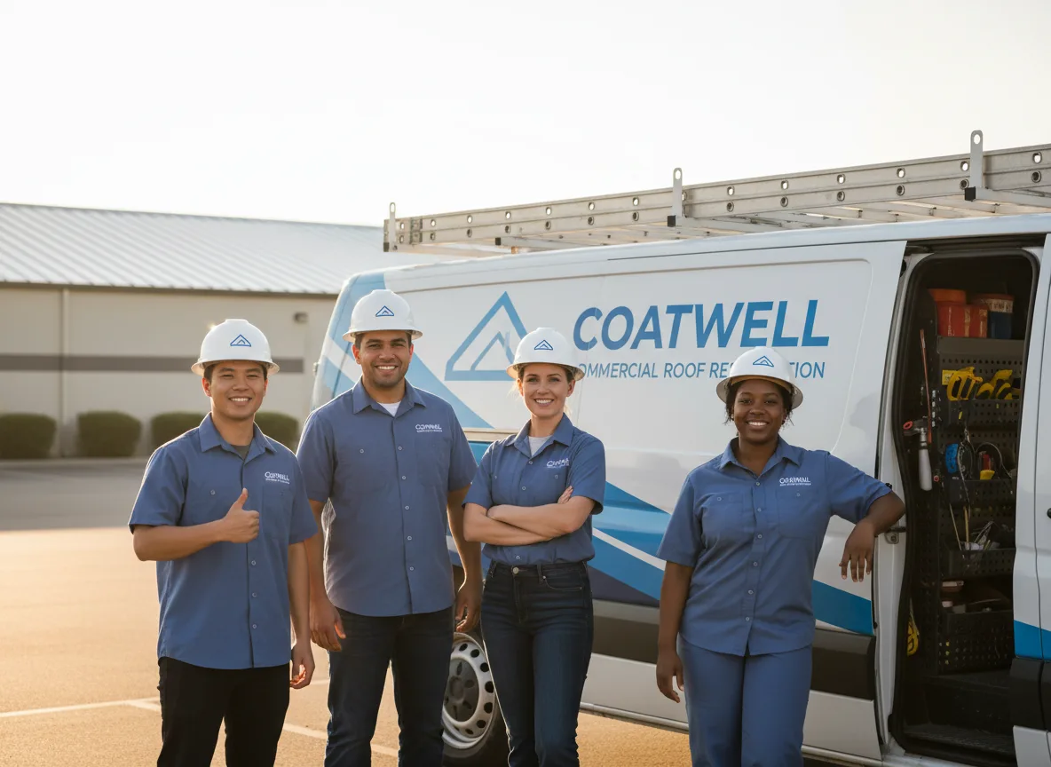 Commercial roof coating company in Crandall, GA